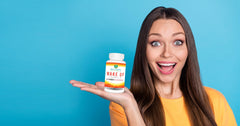 Close-up of Wake Up Formula capsules