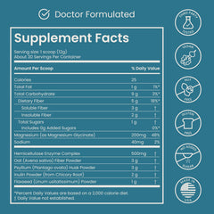 Wake up lighter and regular with nightly fiber supplement