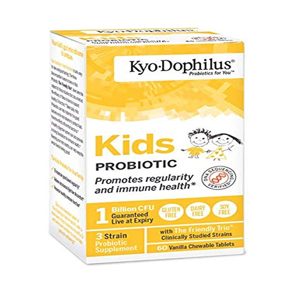 Kid's probiotic is dairy-free, gluten-free and vegetarian