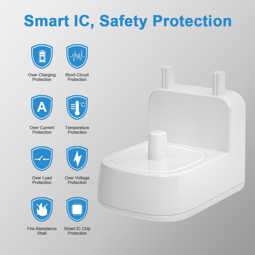 Charger in bathroom environment with steam