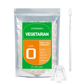 Wananfu size 0 vegetarian empty capsules 500-count bundle