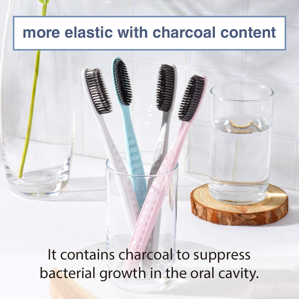 Long brush head design on a WANGTA toothbrush