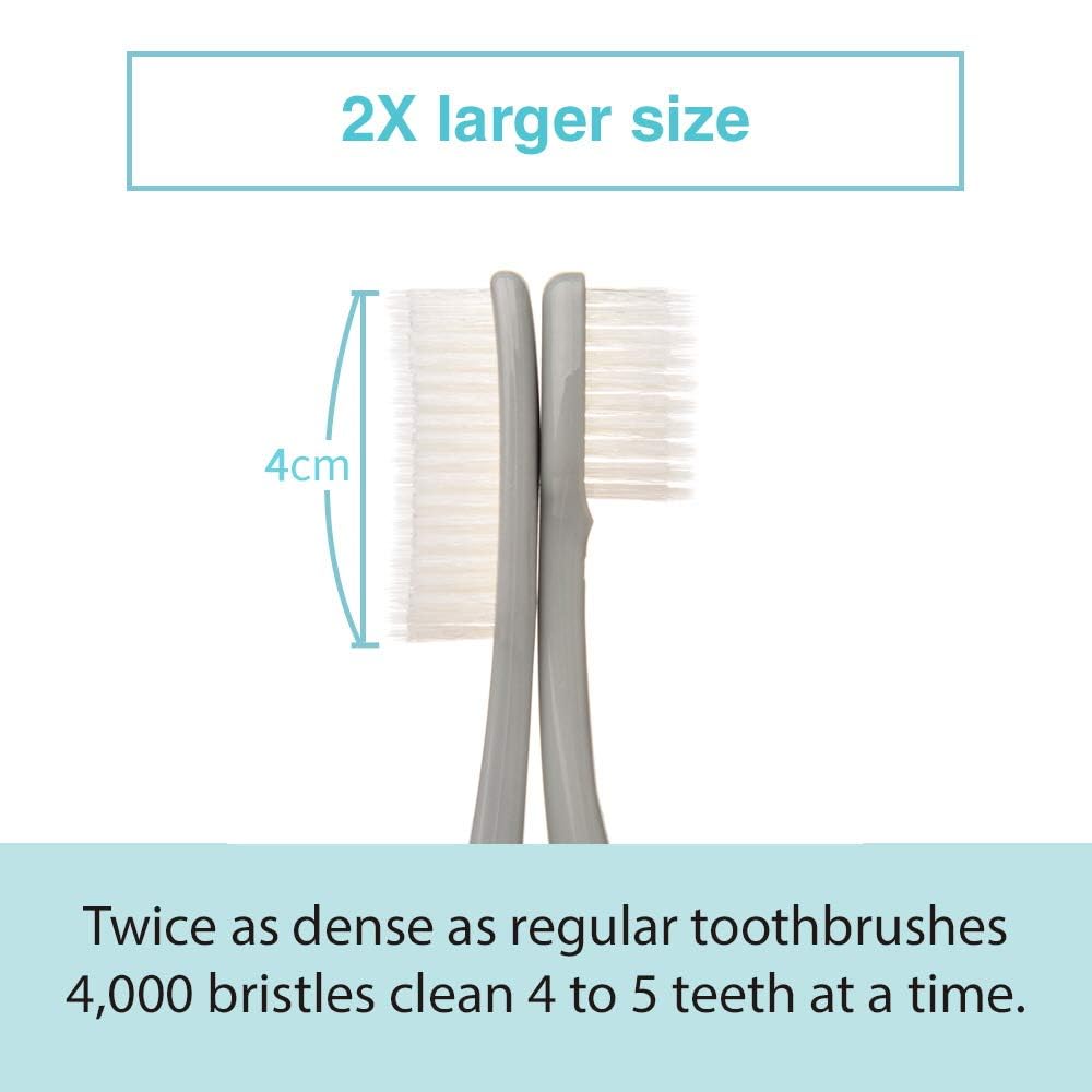 Dense bristles featured on WANGTA toothbrush