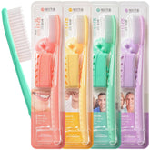 WANGTA toothbrush white with wide head - front view