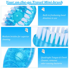 PP and nylon materials used for the disposable toothbrush