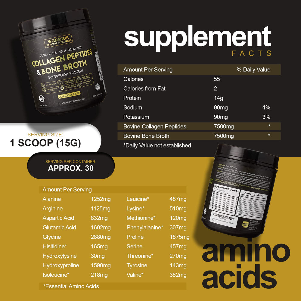 Healthy lifestyle: active adult with Warrior Strong product