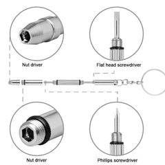 Watch and clock repair tools included in kit