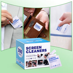 Watch screen cleaning wipe