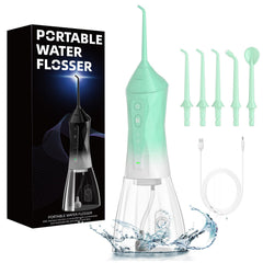 Water dental flosser with 320ml water tank on a clean surface