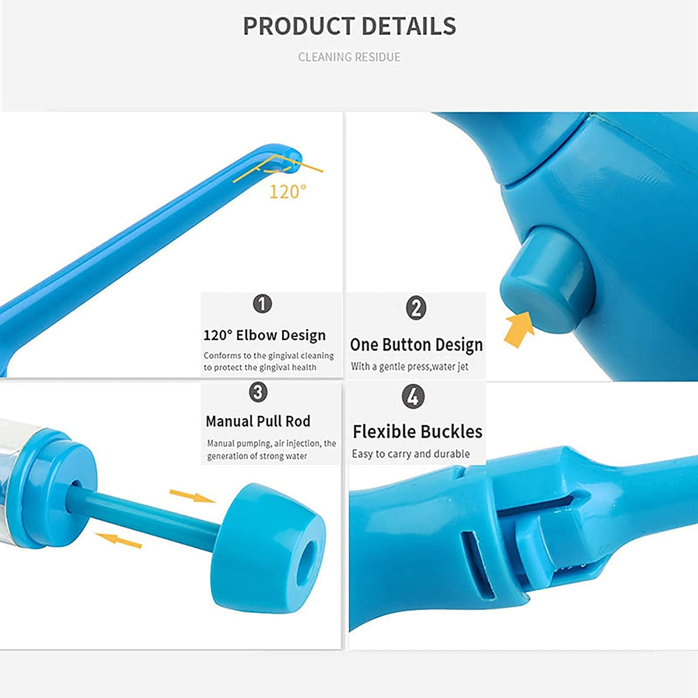 Travel friendly cordless water flosser
