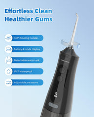 Twin straight nozzles included with water flosser