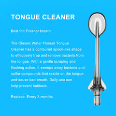 How to replace COSLUS flosser tip by inserting a new tip