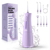Water flosser device with 300ml tank and USB-C charging