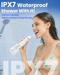 Water Flosser 300ML White water tank close-up