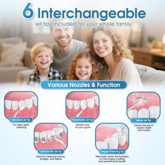 Jet tip close-up for braces and hard-to-reach areas