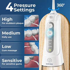 Rechargeable battery indicator and waterproof design
