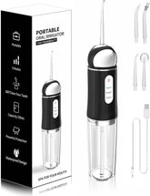 MAKJUNS Water Flosser Premium Black front view