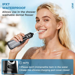 Safe for use in shower or bath with waterproof design