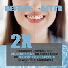 Travel-friendly portable water flosser