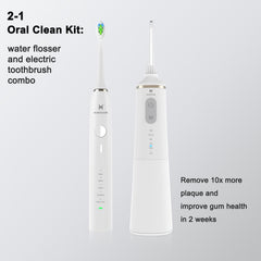 Cordless water flosser with 300 ml reservoir and USB charging