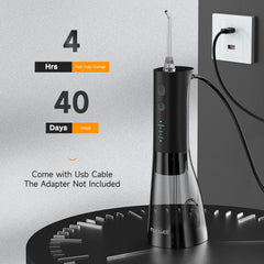 USB charging cable for cordless water flosser