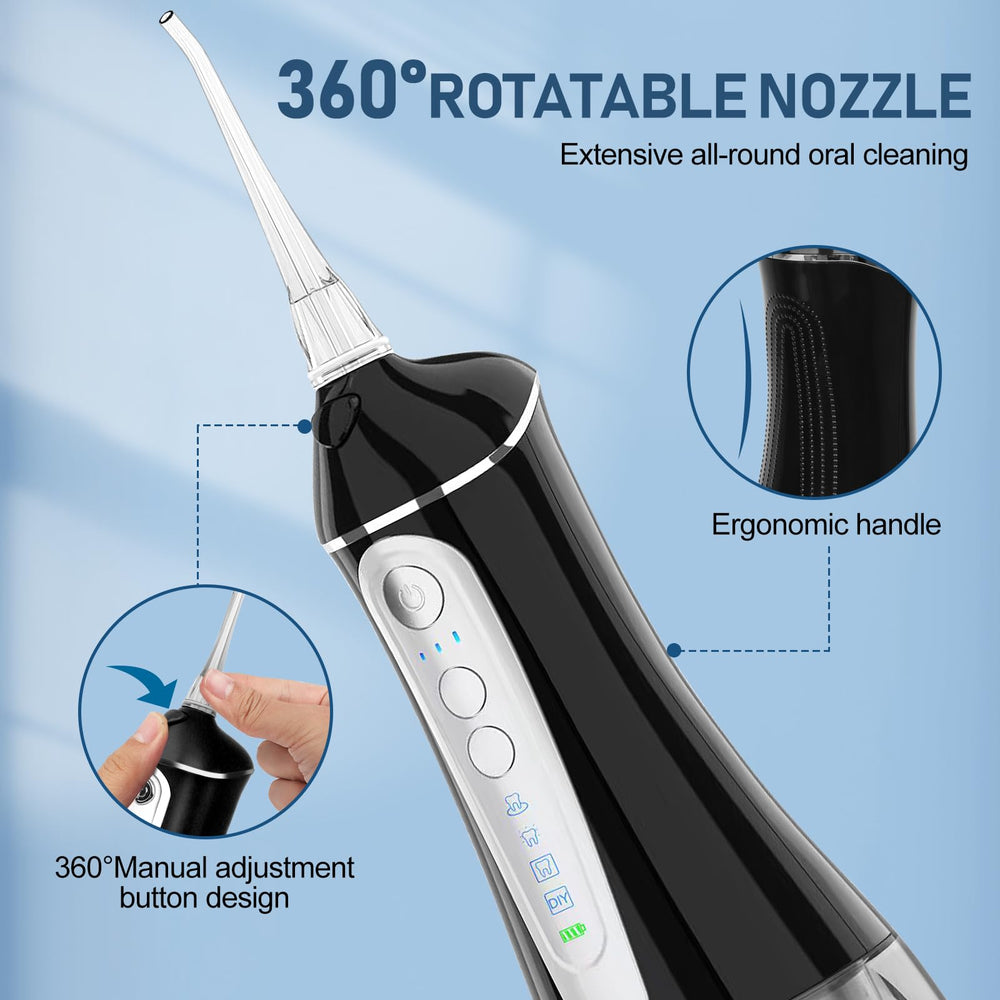 1-year warranty and customer support for the water flosser