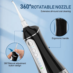 1-year warranty and customer support for the water flosser