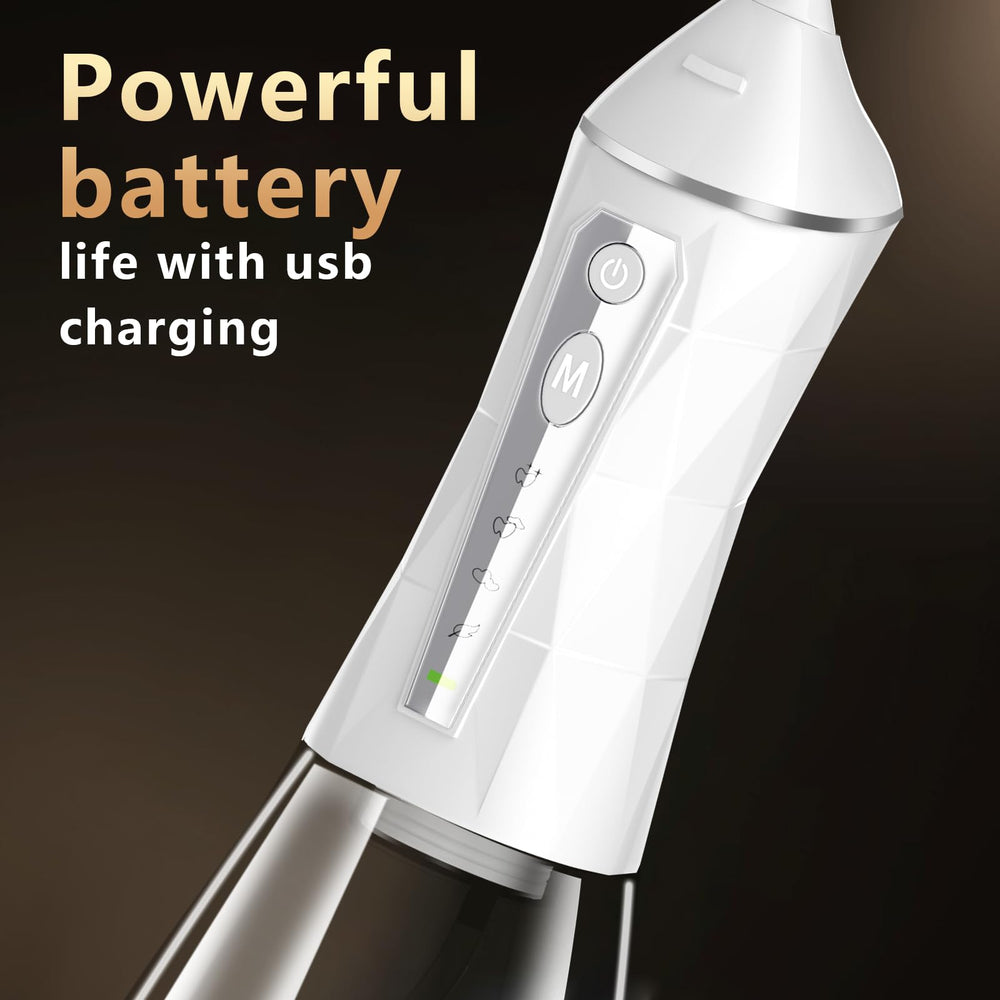 Water flosser white side profile