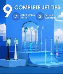 10 adjustable water pressure settings