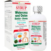 Watercress, onion and radish honey syrup bottle – 8 oz