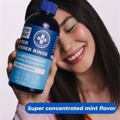 Alcohol free and fluoride free formula