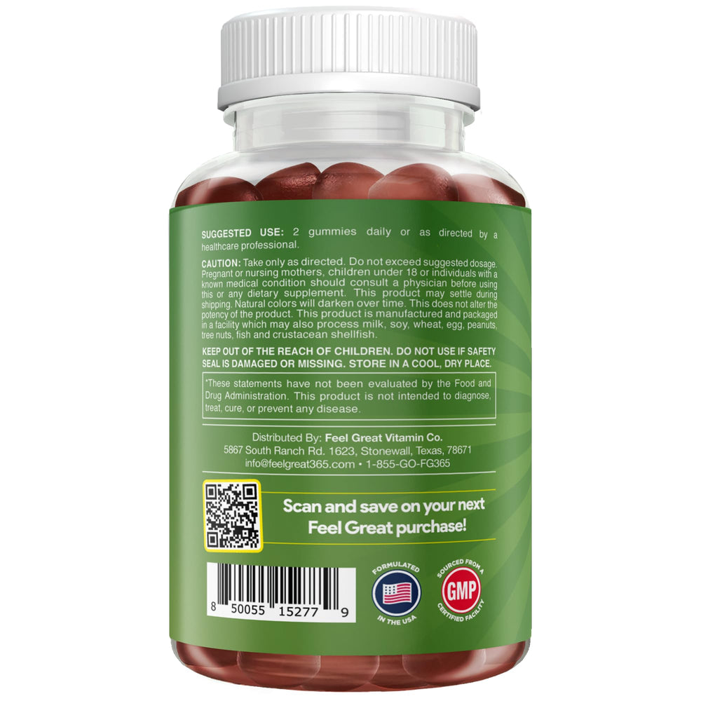 Watermelon flavor gummies highlighting fruits and veggies