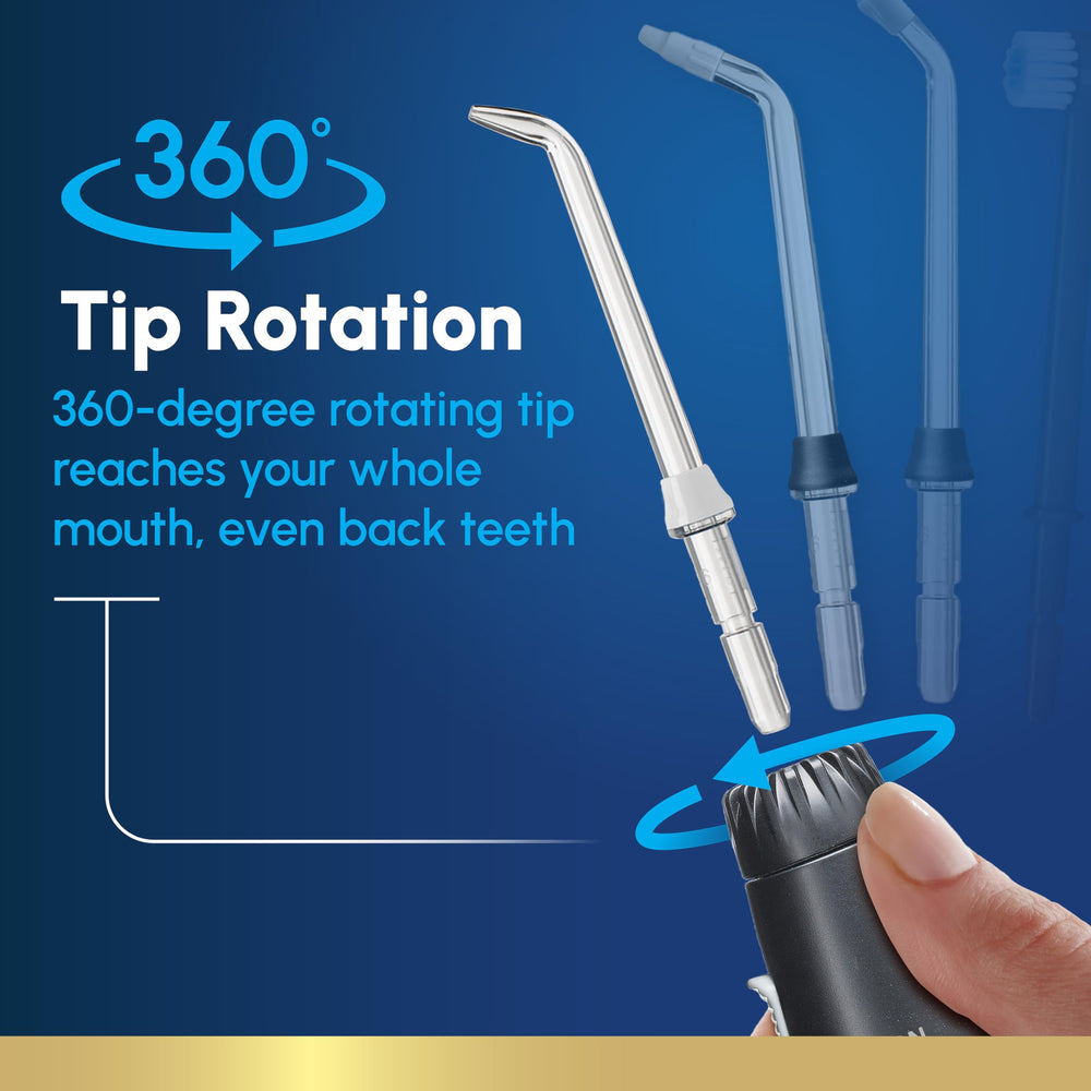 Seven tips included with Waterpik Aquarius WP-662