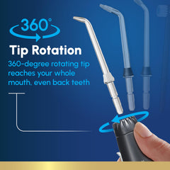 Seven tips included with Waterpik Aquarius WP-662