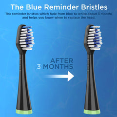 Includes one storage case for the four brush heads