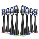 STRB-8WB replacement brush heads 8-pack in black for Waterpik Complete Care 9.0/5.0