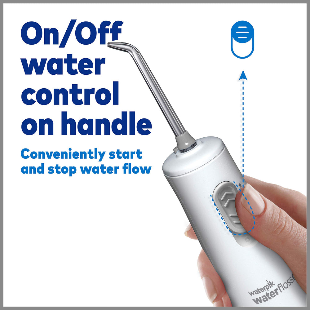 Compact, travel-friendly Waterpik Cordless Express WF-02