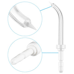 Color-coded Waterpik flosser jet tips for family use