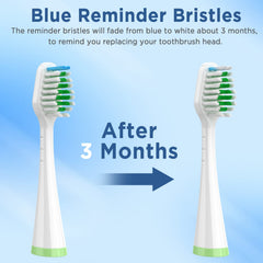 Color-coded covers included with each Waterpik head
