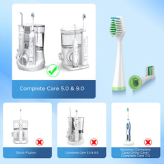 Toothbrush heads with hygienic crystal covers for travel