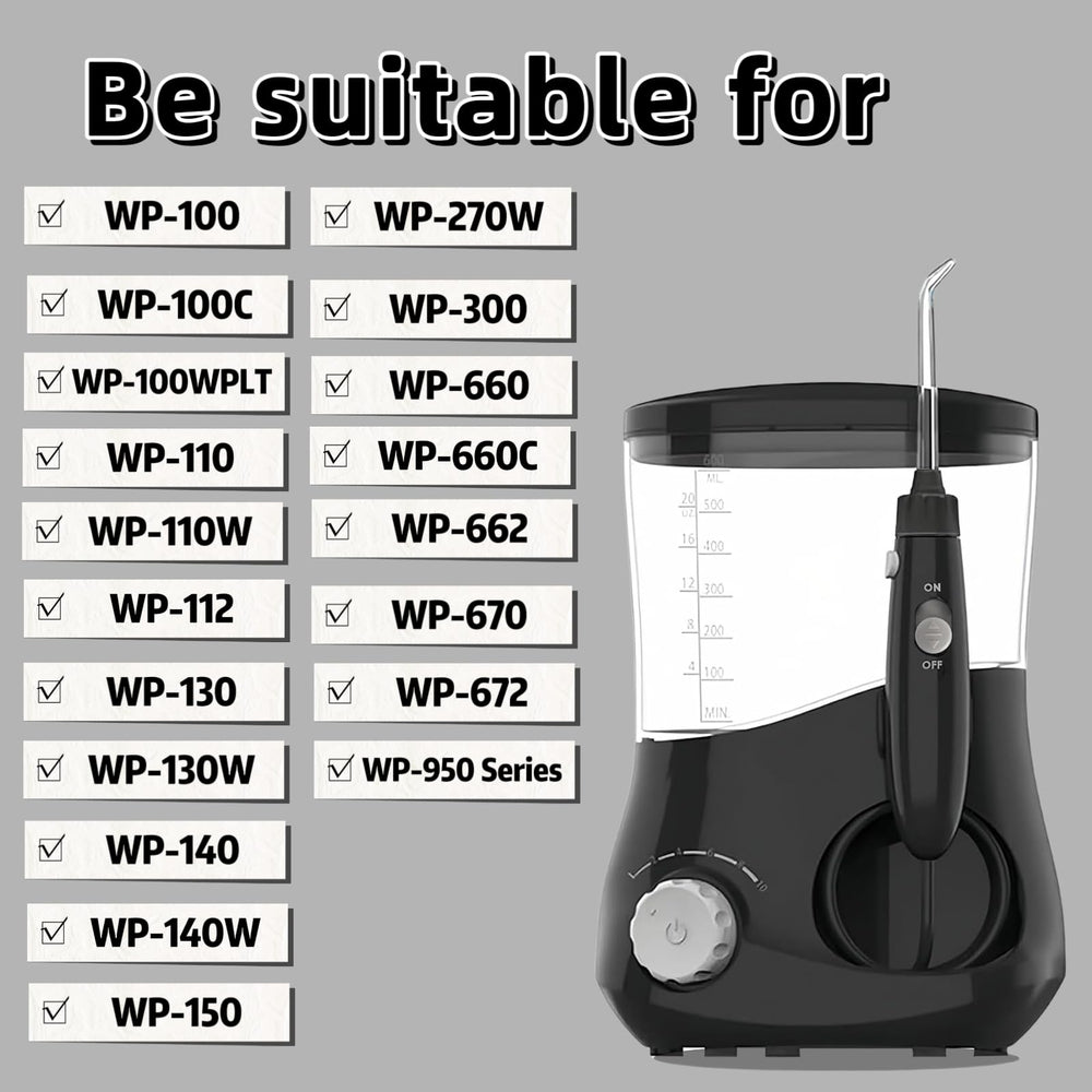 Waterpik WP-series compatible replacement parts close-up