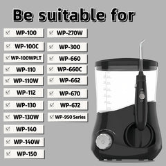 Waterpik WP-series compatible replacement parts close-up