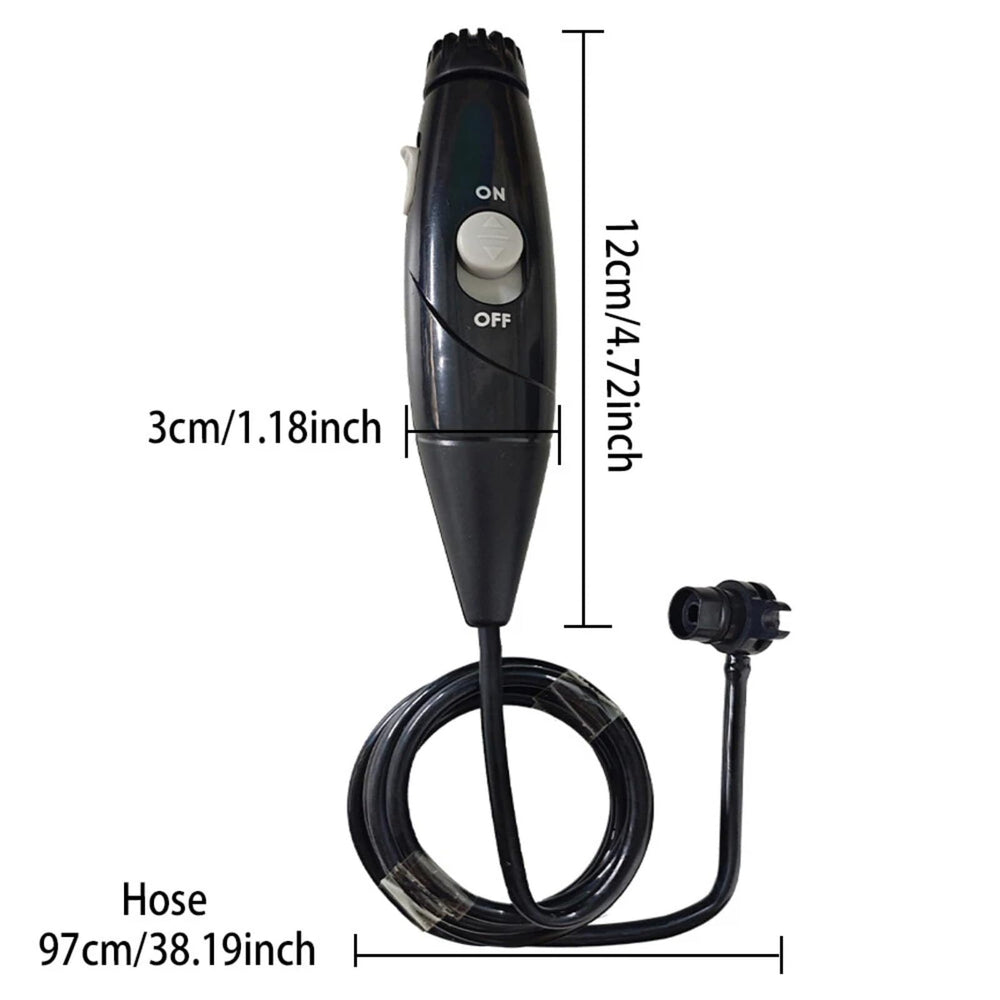 Waterpik compatible hose and handle replacement kit installed