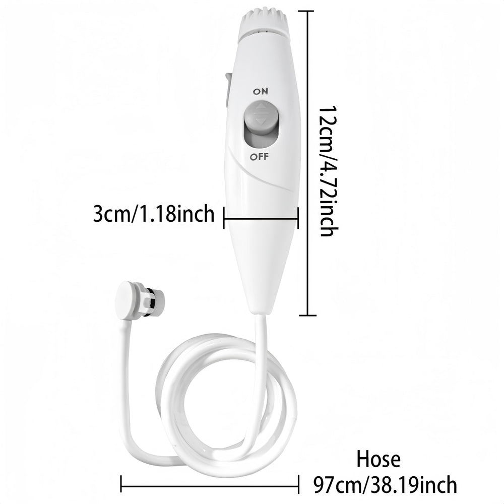 Slide switch design for off position and easy nozzle replacement