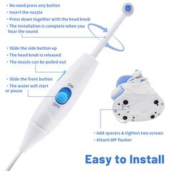 Complete Waterpik replacement parts kit: hose, gasket and screws