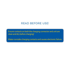 Waterpik ION charger cable compatible with WF-12CD020-1 / WF-12CD022-4 (white)