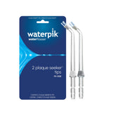 Waterpik Plaque Seeker replacement tips PS-100E package with 2 color coded tips