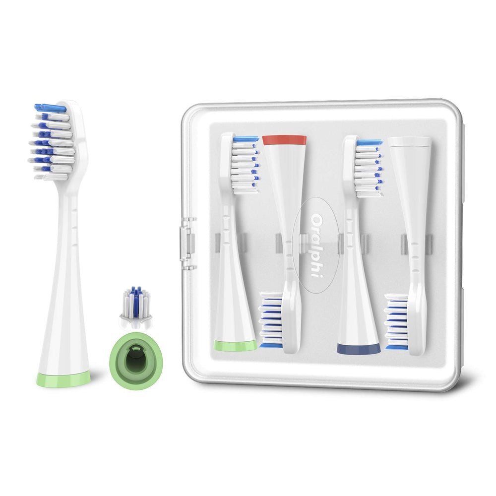 4-pack Waterpik STRB-4WW replacement brush heads for Waterpik Complete Care 9.0/5.0 – White