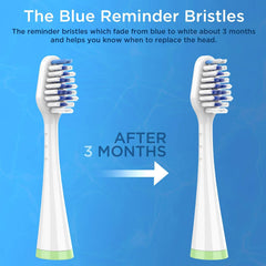 Four premium Waterpik brush heads with storage case – STRB-4WW White