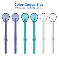 Dentist-recommended replacement schedule icon for Waterpik tips.